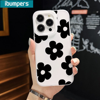 ibumpers Ốp Lưng iPhone Hàn Quốc Xinh Hoa Bướm In Hình Trong Suốt nhám Ốp Điện Thoại TPU Mềm Silicon Chống Sốc Chống Bẩn Cho Iphone 16 15 14 12 13 11 Pro Max IP 7 8 Plus X XS XR