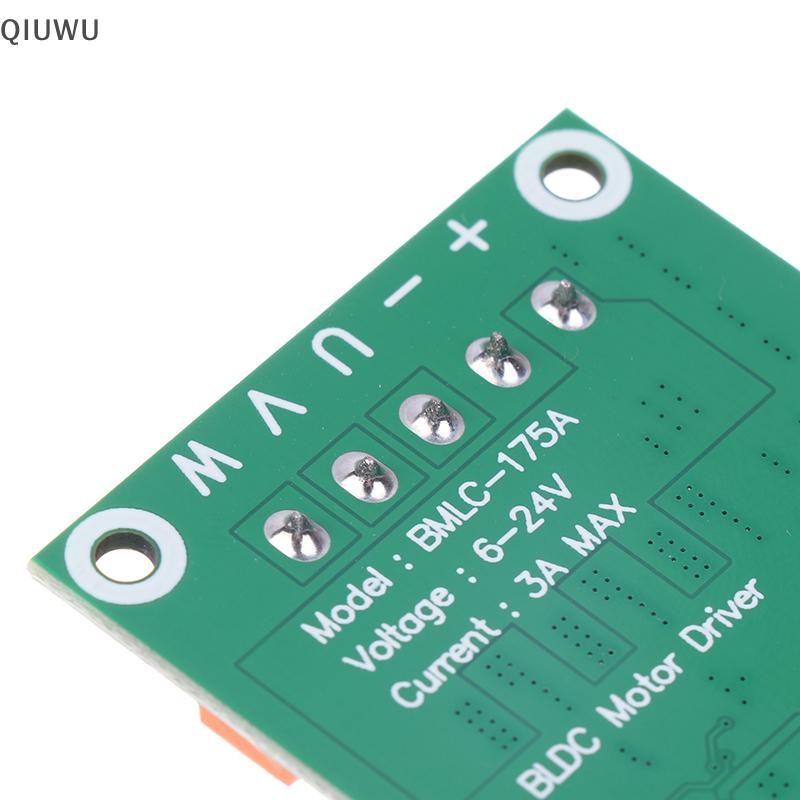 QIUWU Bảng điều khiển động cơ không chổi than chất lượng cao 6V12V24 Volt CD Drive Fan Motor Governor Phụ kiện DIY.