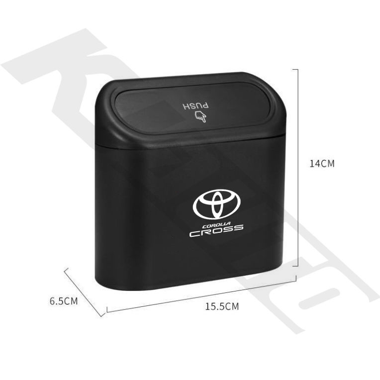 Toyota Corolla Cross Car Mounted Flip Type Thùng rác có thể ABS Hộp lưu trữ treo