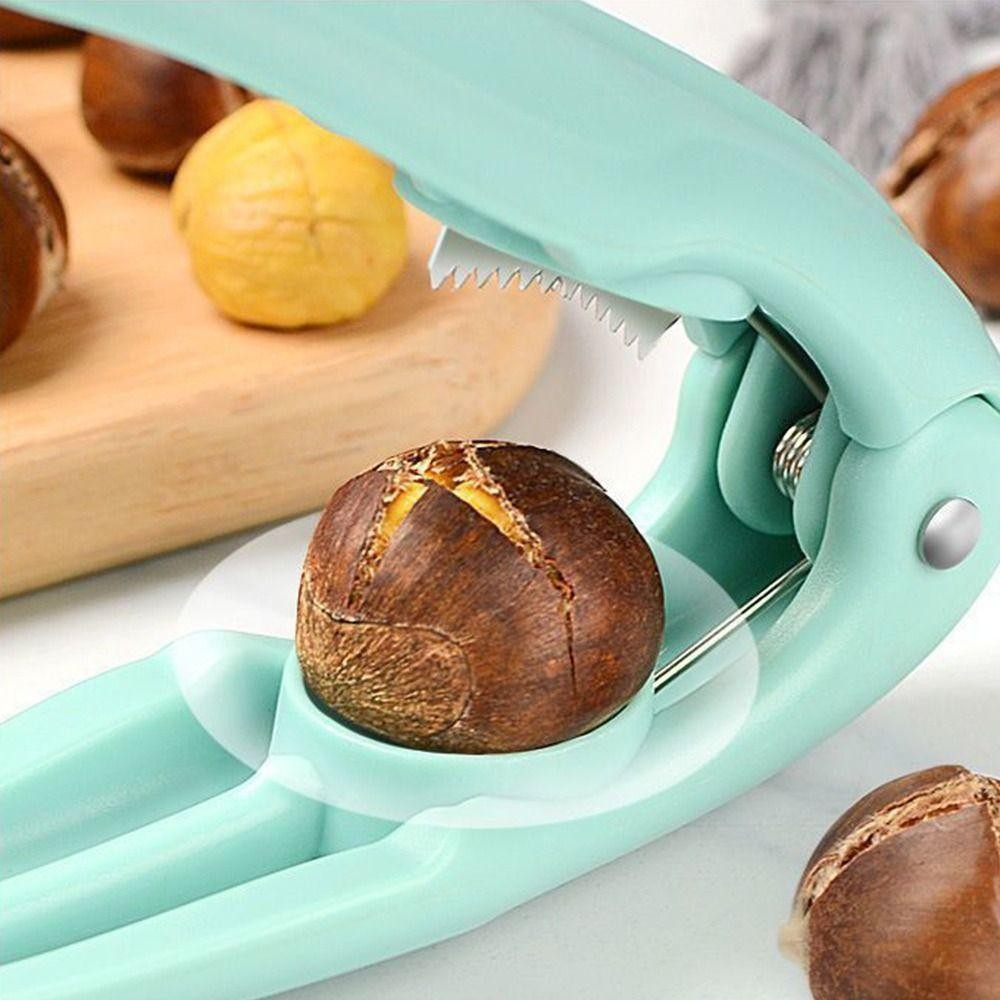 Máy kẹp hạt dẻ SUNKISSD, Dụng cụ mở đai ốc gia dụng đa chức năng, Cắt đai ốc tiện lợi Máy cắt vỏ hạt dẻ