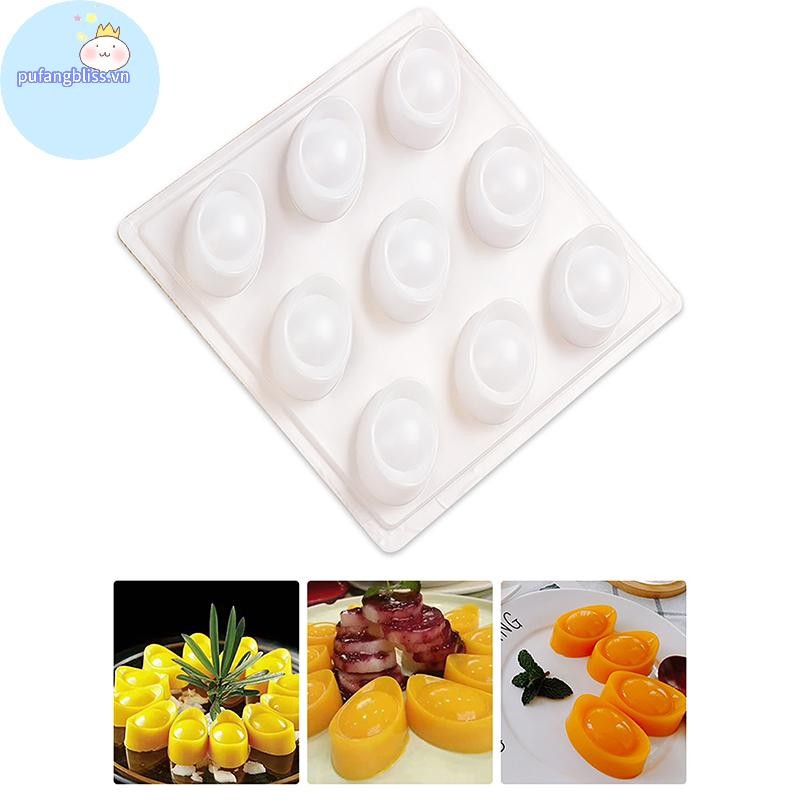 Pufangbliss DIY Lucky Wealth 3D Yuanbao Khuôn Nhựa Thạch Handmade Sugarcraft Khuôn Mousse Bánh Pudding Khuôn Socola Nướng VN
