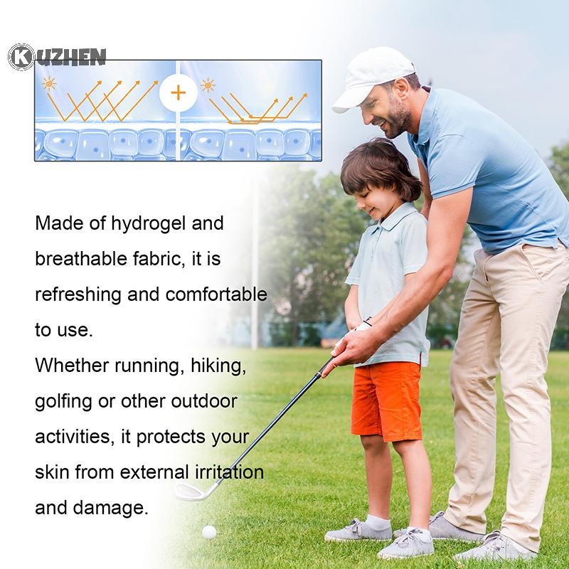 Kuzhen 24 Miếng Mặt UV Chống Nắng Dưỡng Ẩm Thoáng Khí Cho Golf, Đi Biển, Du Lịch HOT