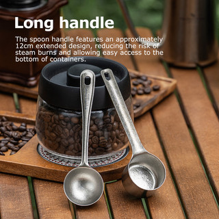Boundless Voyage Titan Cà Phê Muỗng Đất Cà Phê Và Đậu Thìa Đo Kem Món Tráng Miệng Trà Đường Thìa