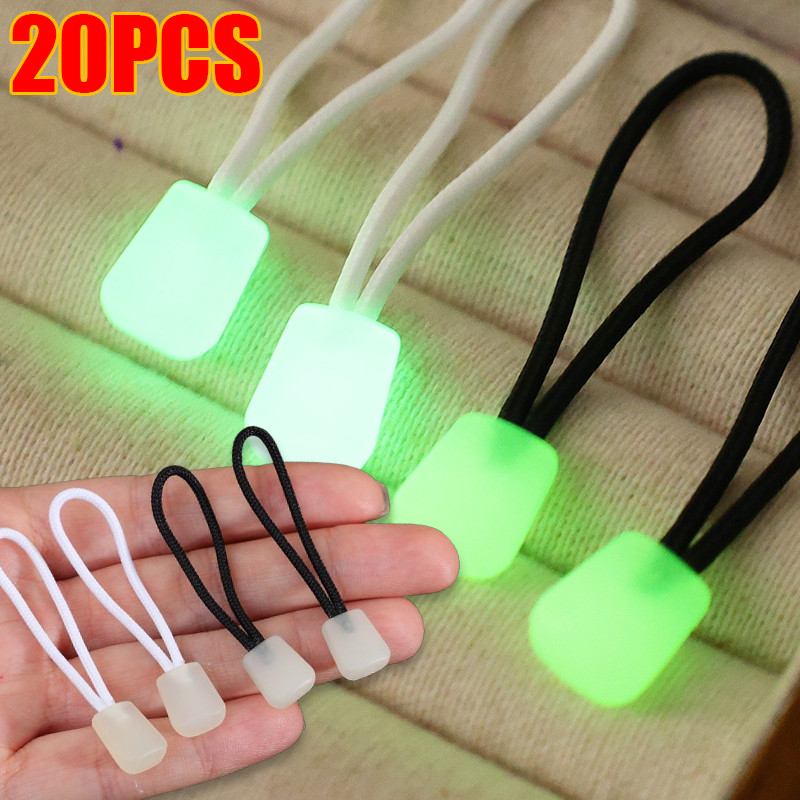 Dây đuôi khóa kéo vuông nhỏ phát sáng cao cấp - Thay thế được - Phụ kiện đa năng