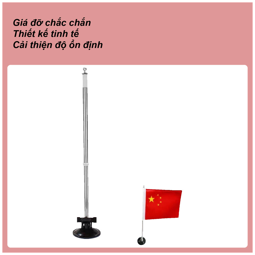 Cốc Hút Cờ Cho Xe RV Cột Cờ Gắn Chân Đế Cột Cờ Hiển Thị Giá Đỡ Cờ Cực Gắn Chân Đế Cho pomervn