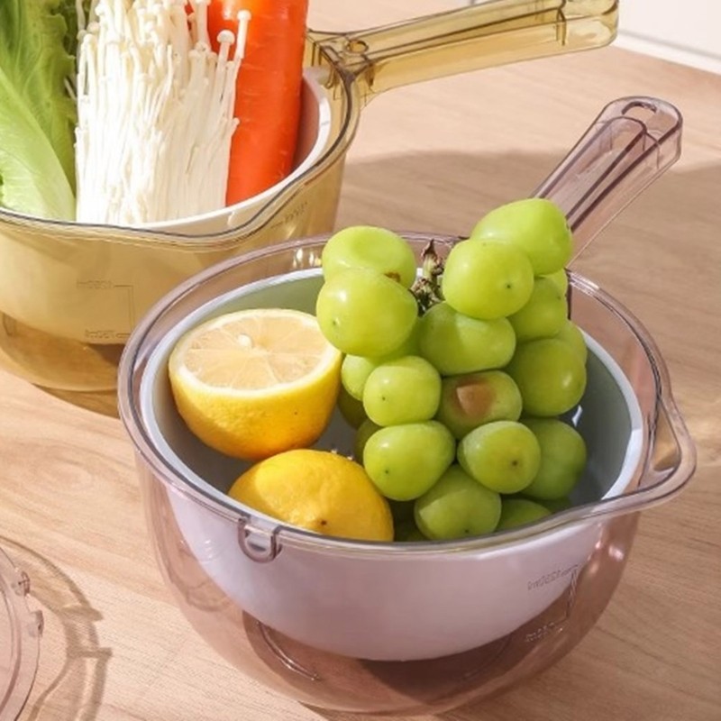 SHI Giỏ lọc nhà bếp Dung tích rửa rau quả thoát nước