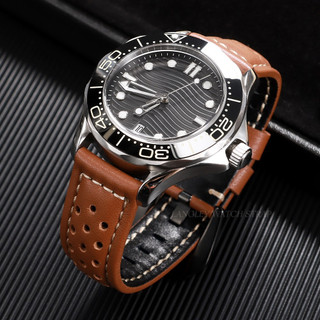 Dây đeo đồng hồ nhiệt đới cho Panerai 18 / 20 / 22 / 24 / 26mm Dây đeo đồng hồ da bò phát hành nhanh cho nam nữ Dây đeo đồng hồ Porus Dây đeo đồng hồ thay thế màu đen Nâu xanh xám