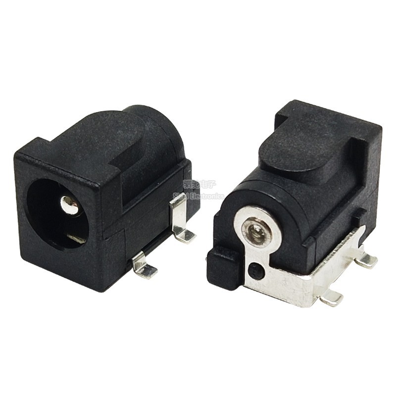Ổ cắm điện DC DC 5.5 * 2.1 / 2.5mm Bảng hàn bốn mặt Cổng sạc DC Ổ cắm nữ DC005