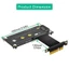 Cáp nối dài BTM NVMe sang PCIe 4X 10000 đầu cắm Kiểm tra PCBs Hiệu suất ổn định