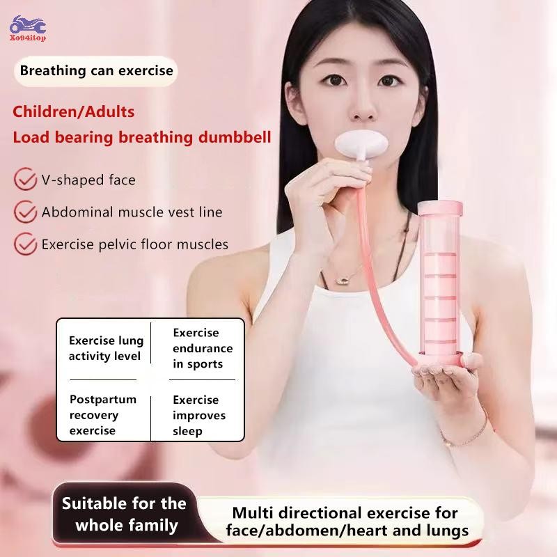 XOITOP - Bộ Thiết Bị Tập Thở và Cơ Bụng Cho Người lớn, Quả Tạ, Tăng Dung Tích Phổi