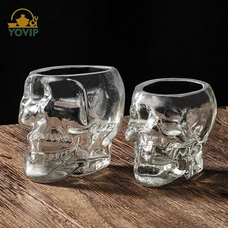 YOVIP Halloween Hộ Gia Đình Trà Thủy Tinh Pha Lê Cà Phê Trong Suốt Cốc Uống Câu Lạc Bộ Rượu Bia Cốc VN