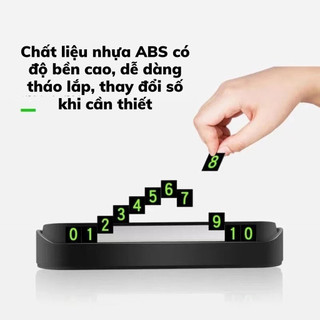 Bảng Ghi Số Điện Thoại MOTEX Gắn Taplo Ô Tô Xe Hơi Dừng Đỗ Xe Ô Tô