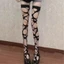 Exhila Nữ Đùi Tất Đau Khổ Trên Đầu Gối Tất Fishnet Vớ