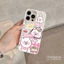 ibumpers Ốp Điện Thoại iPhone Happy Puppy Paradise Họa Tiết Cho IPhone 11 12 13 14 15 16 Pro Max Ốp Lưng Thiên Thạch Màu Kẹo Silicon Mềm Chống Sốc
