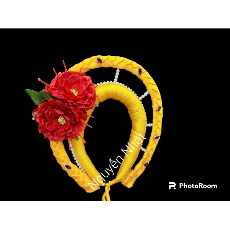 Vấn 2 tầng, vấn 3 tầng, vấn sen, vấn đính hoa sen, hoa lụa, vấn đội đầu vấn biểu diễn văn nghệ
