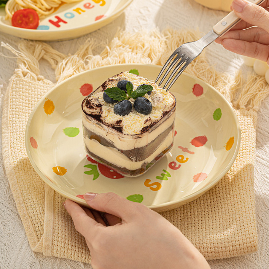 Bát Đĩa Gốm Sứ Cao Cấp In Hình Dễ Thương, Bát Cơm, Đĩa Sứ Phong Cách Cute Đáng Yêu SET018