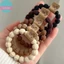 Sund Scrunchie Đuôi Ngựa Co Giãn, Màu Sữa Cà Phê - Phụ Kiện Tóc Thời Trang