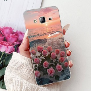 Vỏ Mới Cho Samsung Galaxy J3 2016 Ốp Lưng J320 J320H J3109 J320F J320M J320Y Vỏ Hoa Đẹp Mềm Trong Suốt Silicon