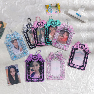 Bọc Bảo Vệ Photocard Phong Cách Gothic Cute – Có Móc Treo, Trang Trí Idol Card Siêu Xinh