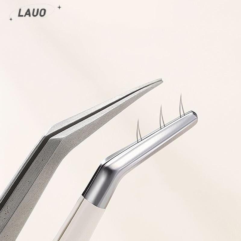 Kẹp nối mi Springevenstar Kẹp nối dài bằng thép không gỉ Siêu cứng Nhíp có độ chính xác cao có đầu sợi Dụng cụ trang điểm Springevenstar