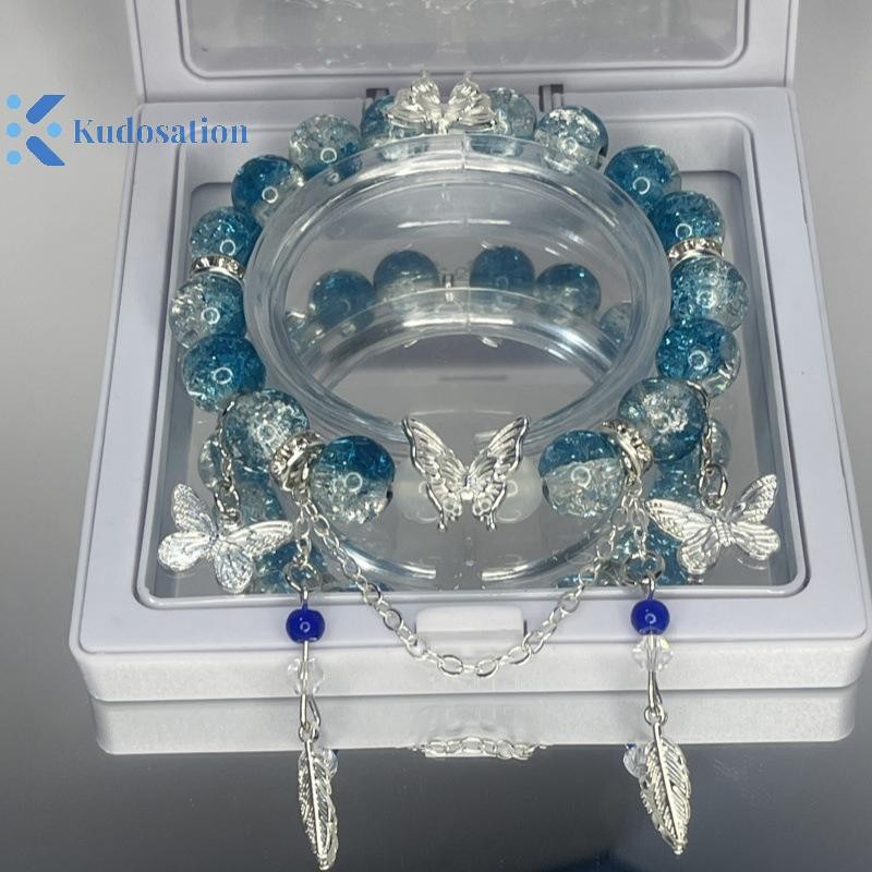 Kudosation Thời Trang Phong Cách Trung Hoa Vòng Tay Nữ Cô Gái Đa Năng Ngọt Đính Hạt Vòng Tay Bạn Gái Phụ Kiện Quà Tặng