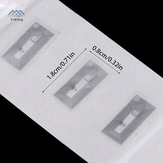 ELBBKG 50 Chiếc NFC Chip Ntag213 Inlay Miếng Dán Ướt 11x21MM 13.56 MHz Thẻ Nhãn 213 Nhãn Chống In Nhãn Nhãn Điện Tử Mới