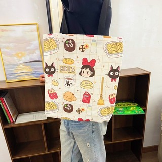 Túi Tote Canvas Bạch Tuyết, Túi Đi Học, Túi Đi Học Thêm, Túi Tote Vải Canvas, Túi Tote Hoạt Hình (35 x 40 (cm))