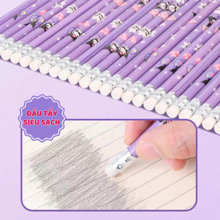 Set 30 Bút Chì 2B Hình Hoạt Hình - Chì Gỗ Nét Đậm Cho Bé Tập Viết/Vẽ, Dụng Cụ Học Tập Ngộ Nghĩnh