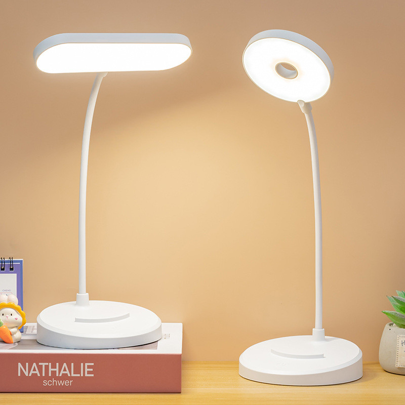 Đèn Học Chống Cận Cao Cấp Bảo Vệ Thị Lực, Đèn Để Bàn LED Chiếu Sáng Phòng Ngủ/Ký Túc Xá, Đèn Học Sinh Có Thể Sạc Điện Thoại