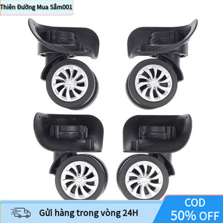 【48h】Set 4 Bánh Xe Xoay 360 Độ Cho Vali Hành Lý Mới