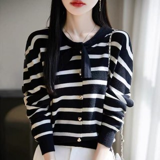 Áo Cardigan Dệt Kim Tay Dài Phong Cách Hàn Quốc, Thích Hợp Mùa Thu