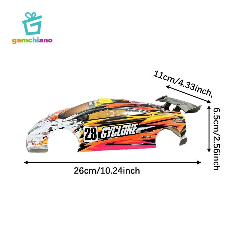 Gamchiano Tỉ Lệ 1 / 18 RC Thân Xe Mô Hình Dễ Dàng Lắp Đặt DIY Sửa Đổi Di Động Phụ Kiện Chuyên Nghiệp Thay Thế Cho Xe RC 2192 / 2193
