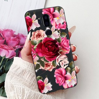 Ốp Chống Sốc Cho LG G7 ThinQ LM-G710 G710 / G7 Plus LM-G710N G7 + Vỏ Điện Thoại Silicon Mềm Hình Bướm Đá Cẩm Thạch Thời Trang