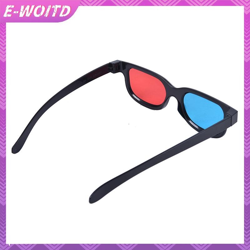Khung kính 3D màu xanh đỏ E-WOITD cho trò chơi DVD phim Anaglyph chiều HNVN