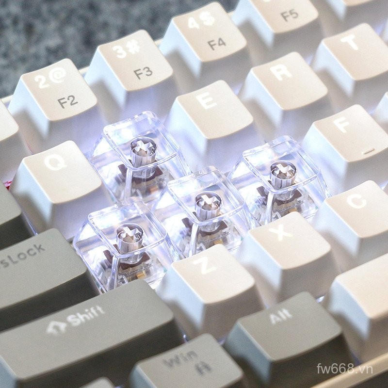 Keycap OEM trong suốt nhẹ phổ biến R1R2R3R4 Lên xuống phía trái phải ...