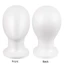 Đầu mannequin xốp Monostyle trắng, ổn định nhẹ để trưng bày tóc giả