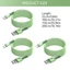 Cáp USB silicon phát sáng WU Sạc nhanh Dây điện thoại tương thích Du lịch Sized