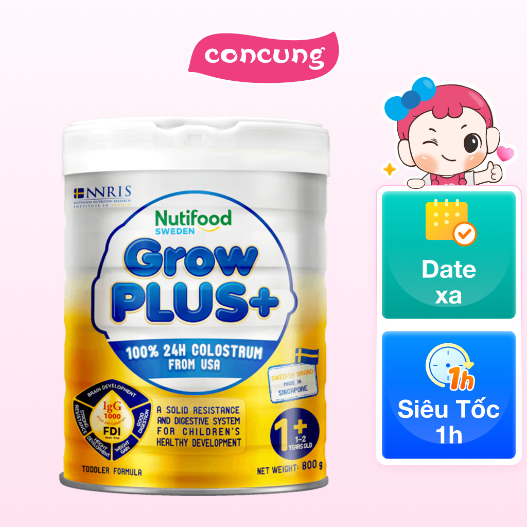 Hình ảnh thực tế SPDD GrowPLUS+  Sữa Non (Vàng) 1+ tuổi, 800g chính hãng trên Shopee
