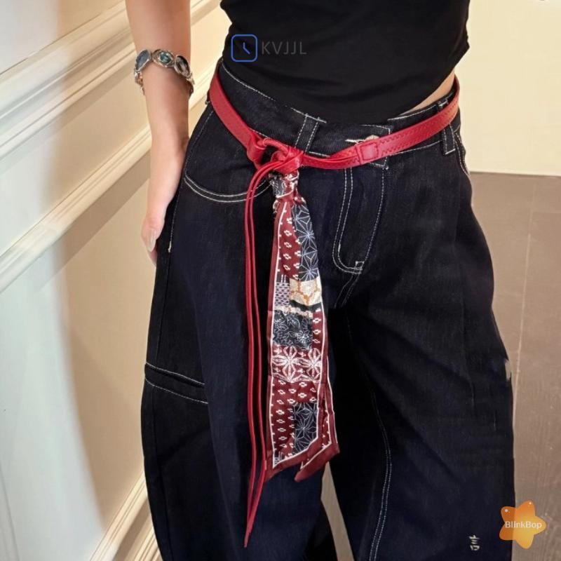 Thắt lưng da mỏng mới cho quần jean và váy