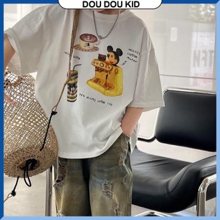 [DOU DOU KID] AP07- Áo Phông Coffee Cho Bé 11-35kg Chất Vải Đẹp Nặng Tay QC
