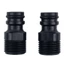 Bộ chuyển đổi vòi ren 2PC 1 / 2 "BSP Bộ chuyển đổi vòi nước trong vườn Lắp đầu nối ống nhanh