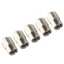 NOTE1 1 / 5 Cái Chuck Nut, Bạc Đen Hợp Kim Kẽm Mini Khoan Chuck, Dụng Cụ Xoay M8 × 0.75mm Dụng Cụ Khoan Điện Phụ Kiện Máy Xay Điện