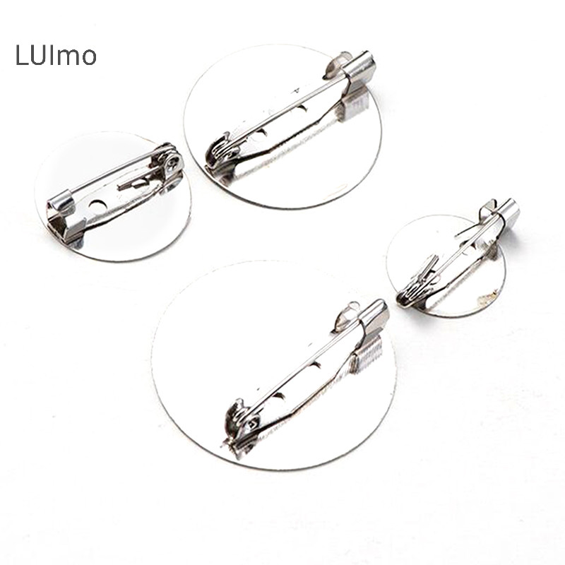 Luimo 10 Chiếc Thổ Cẩm An Toàn Bắt Thanh Khóa Chân Lưng Đế Trang Sức Phát Hiện Thủ Công DIY SBS