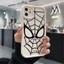 Cho iPhone 15 14 13 12 11 Pro Max XR XS 7 8 Plus Hot Marvel Spider Man Trơn Nhiều Bước TPU Mềm Vỏ Điện Thoại Silicon Mềm Thoáng Mát