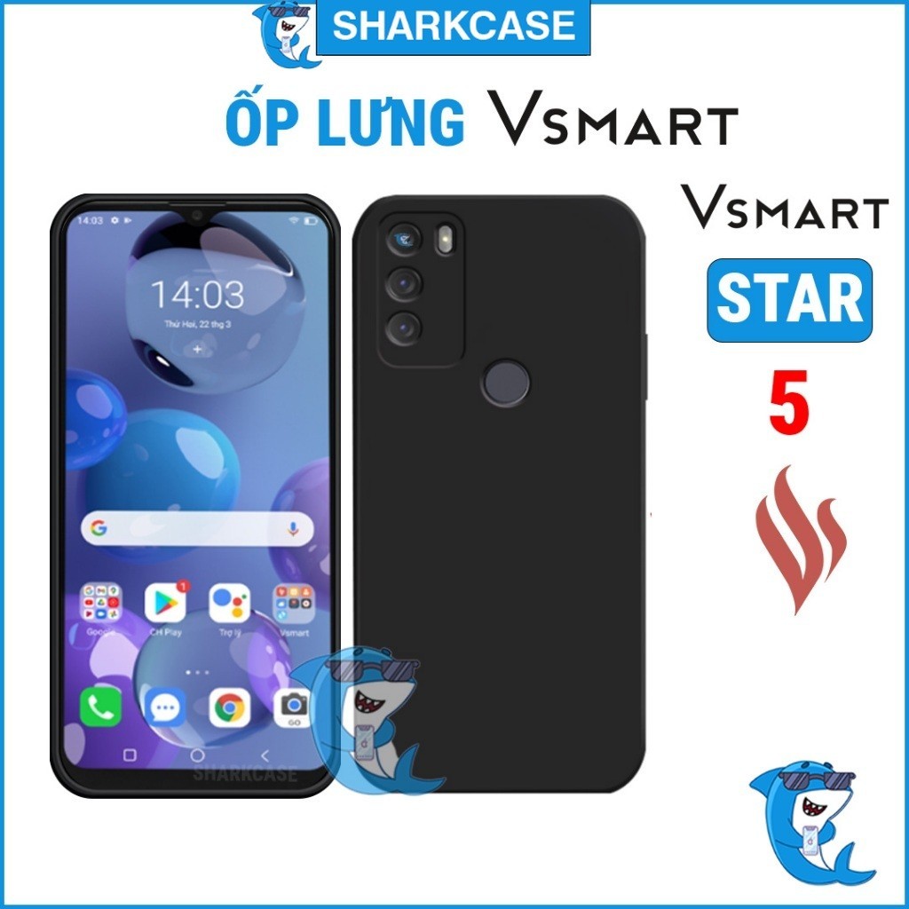 Ốp lưng Vsmart Star 5 nhựa dẻo silicon bảo vệ điện thoại toàn diện chống xước va đập