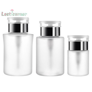 [Lostcorner] 60 / 150 / 180 / 250ml Hộp đựng máy bơm rỗng dạng lỏng UV Gel Ba Lan Nail Art Ba Lan Chai sạch Chất tẩy rửa Ba Lan [Mới]