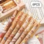TUYỆT VỜI 6 Bút Báo Chí, Mực Đen Nhanh Khô Capybara Bút Gel, Hoạt Hình 0.5 Mm Viết Văn Phòng Phẩm Bút Thi Văn Phòng
