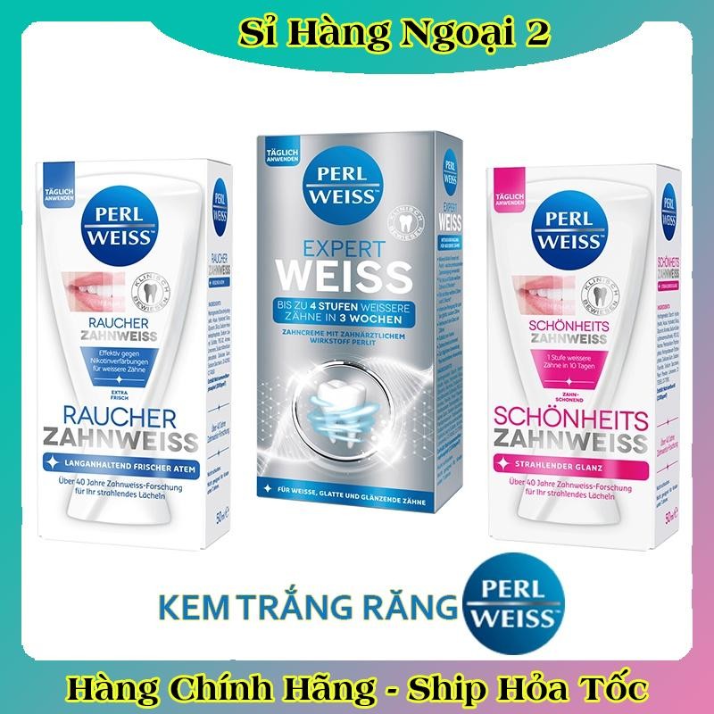 Kem đánh răng siêu trắng PERL WEISS 50ml (hàng nội địa đức)