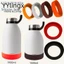 YYlingx Vỏ bảo vệ cốc nước 11,5 / 12 / 12,5cm, Boot chống rơi bằng silicon cho chai nước, Đế ấm đun nước cách nhiệt tròn nhiều kích cỡ bền bỉ cho Tyeso / Bình thủy 64oz