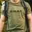 Áo thun retro S.W.A.T